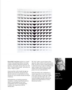 Focus Quilt featured in Curated Quilts